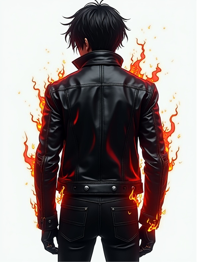 CHAINSAW DEVIL LEATHER JACKET